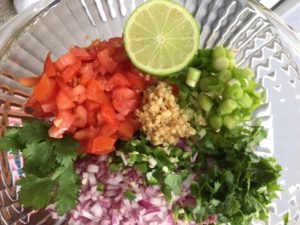 Guacamole ingredients